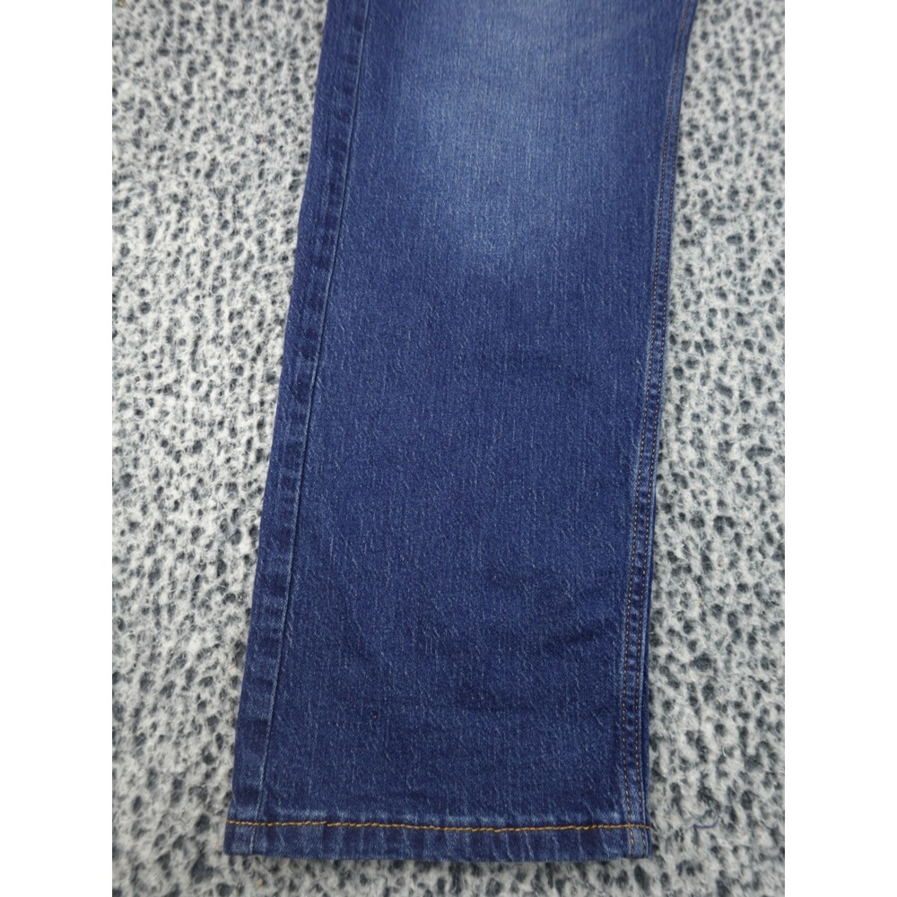 Levi's 505 Regular Fit Jeans Mens 38x32 Blue Good Medium Wash Straight Leg Denim - Picture 5 of 16
